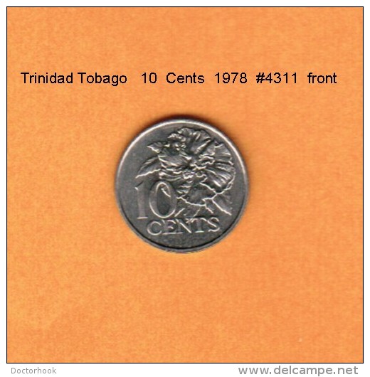 TRINIDAD &amp; TOBAGO   10  CENTS  1978  (KM # 31) - Trinidad En Tobago