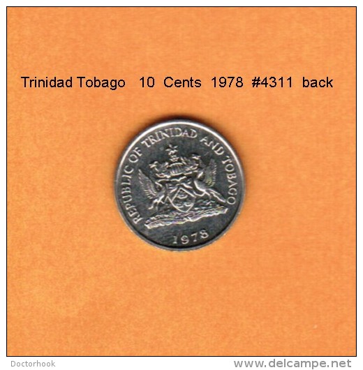 TRINIDAD &amp; TOBAGO   10  CENTS  1978  (KM # 31) - Trinidad En Tobago