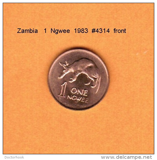 ZAMBIA   1  NGWEE  1983  (KM # 9a) - Sambia