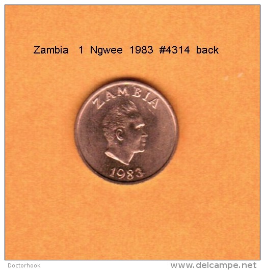 ZAMBIA   1  NGWEE  1983  (KM # 9a) - Sambia