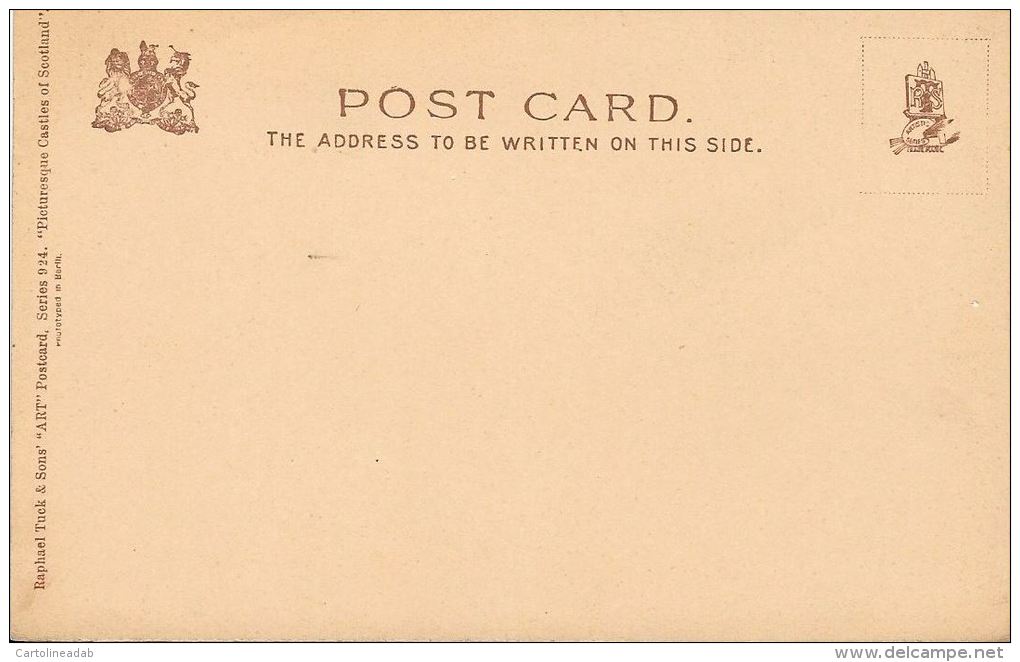 [DC5604] CARTOLINA - SCOZIA DUMBARTON CASTLE - CP - NV - Old Postcard - Dunbartonshire