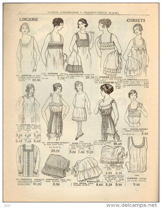 L´Union Commerciale - Siège Social: Villenoy-Meaux (S Et M) - Catalogue De Mode - été 1923 - Mode