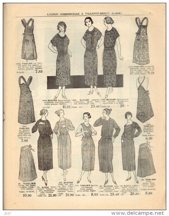 L´Union Commerciale - Siège Social: Villenoy-Meaux (S Et M) - Catalogue De Mode - été 1923 - Mode