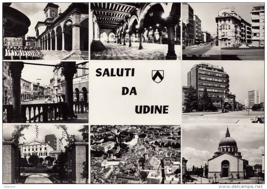 Saluti Da UDINE - Fotokarte Gel.1967? - Udine