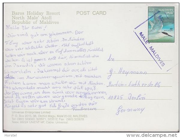 Maldiven - North Male Atoll - Baros Holiday Resort - Nice Stamp - Maldives