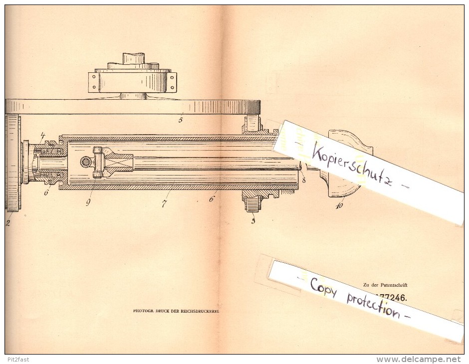 Original Patent - Siegfried Schick In Bruck An Der Mur , 1905 , Getriebe Für Motorfahrzeuge , Automobile , Österreich !! - Cars