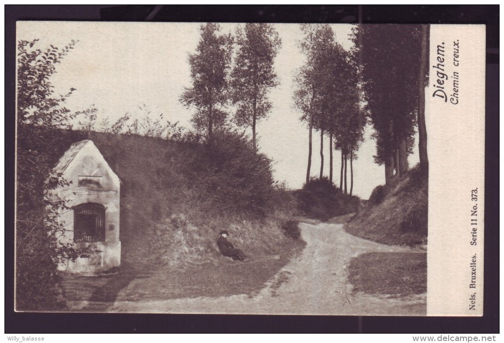 Carte Postale - DIEGEM - DIEGHEM - Chemin Creux - CPA  // - Diegem