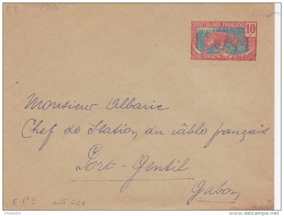 CONGO  ENVELOPPE ENTIER POSTAL TB - Lettres & Documents