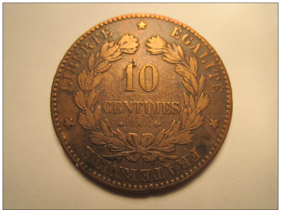 1878 K - 10 CENTIMES CERES - Andere & Zonder Classificatie