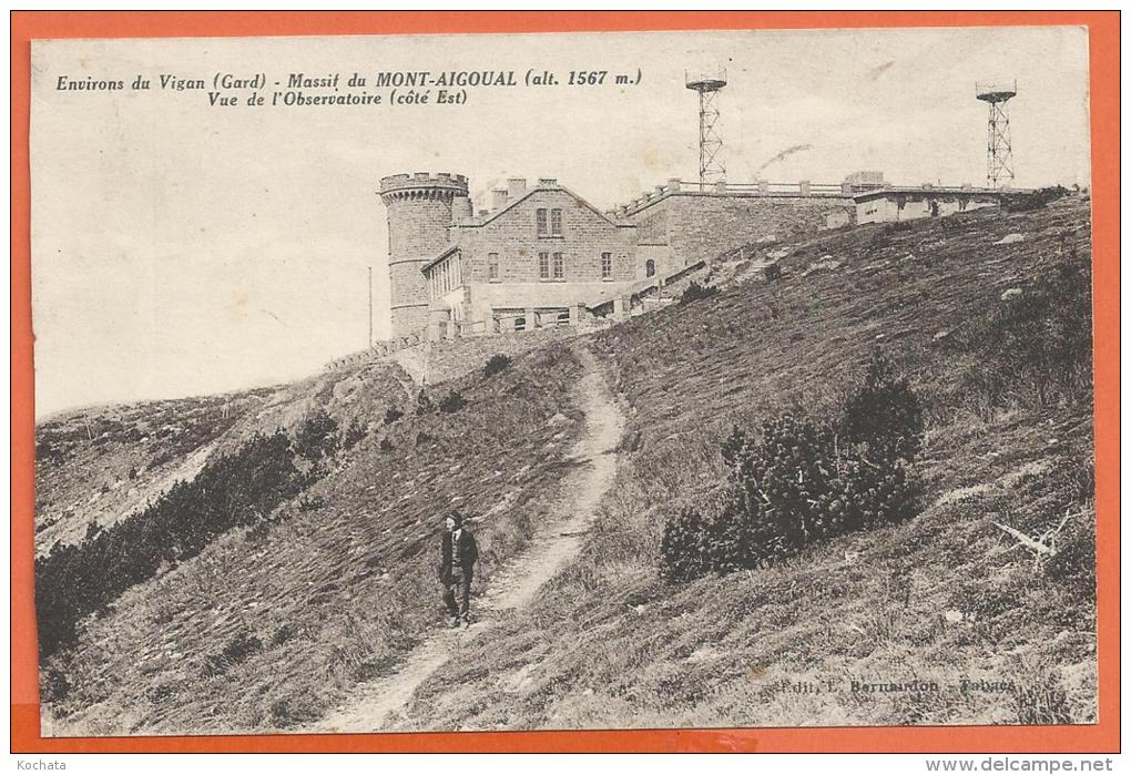 Oct266, Environs Du Vigan, Massif Du Mont-Aigoual, Vue De L'observatoire, Animée, Circulée - Le Vigan