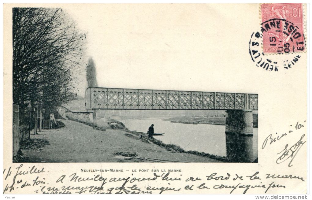 N°39727 -cpa Neuilly Sur Marne -le Pont- - Neuilly Sur Marne