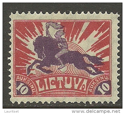 LITAUEN Lithuania 1921 Michel 99 A Ritter * - Lithuania