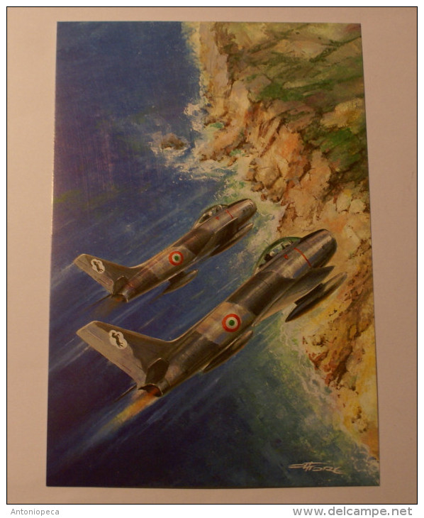 ITALIA 1992 - RACCOLTA IN FOLDER 13 CARTOLINE "LE PATTUGLIE ACROBATICHE", AERONAUTICA MILITARE