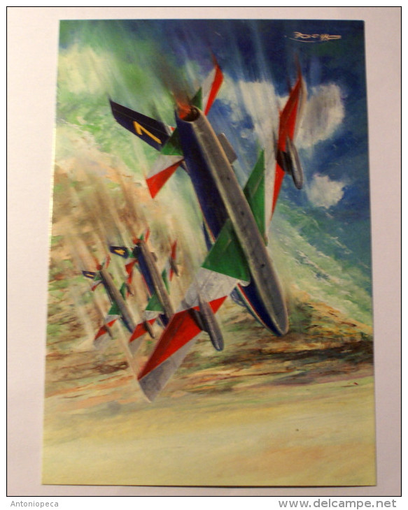 ITALIA 1992 - RACCOLTA IN FOLDER 13 CARTOLINE "LE PATTUGLIE ACROBATICHE", AERONAUTICA MILITARE