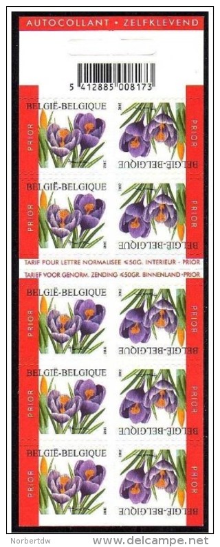 Belgium**CROCUS Vernus-FLOWERS-BOOKLET 10stamps-2002-MNH-Fleurs-Bloem-Blume-Flors-Fiori-nsc - Unused Stamps