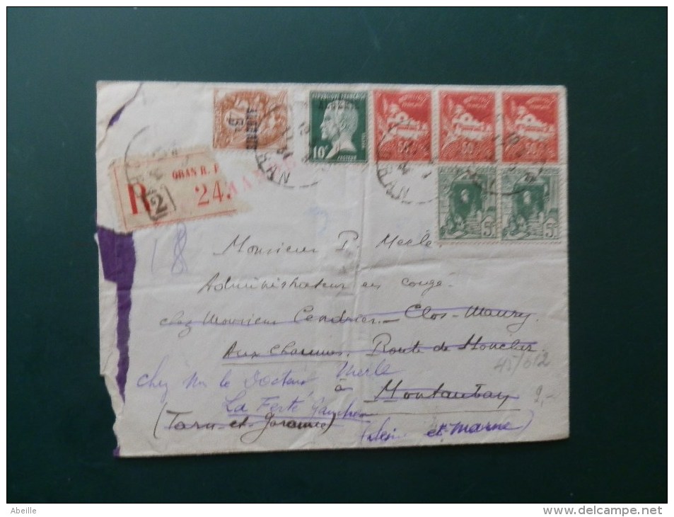 45/611   LETTRE  RECOMM. 1934 - Lettres & Documents