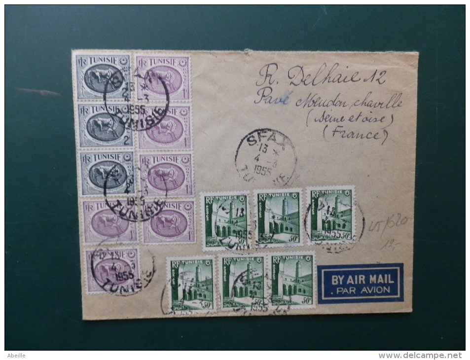 45/620  LETTRER   1955 POUR LA  FRANCE - Covers & Documents