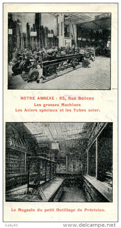 PRODUITS METALLURGIQUES.FERS.FONTES.ACIERS.EMILE MAURIN FILS 15-17 COURS VITTON.LYON. - Autres & Non Classés