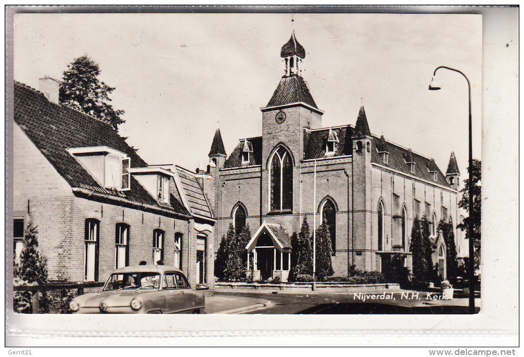 NL - OVERIJSSEL - HELLENDOORN - NIJVERDAL. N.H. Kerk, FORD - Nijverdal