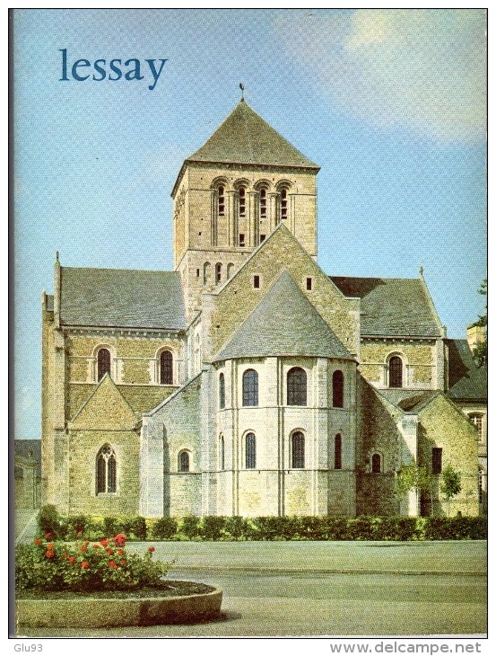 Lot 3 CPM + Livret - Lessay (50) - église Abbatiale - Autres & Non Classés