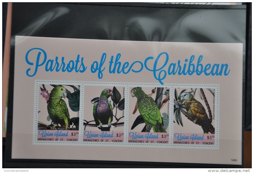 N 239++ GRENADINES OF ST. VINCENT 2014 VOGELS BIRDS OISEAUX PARROTS MNH ** - St.-Vincent En De Grenadines