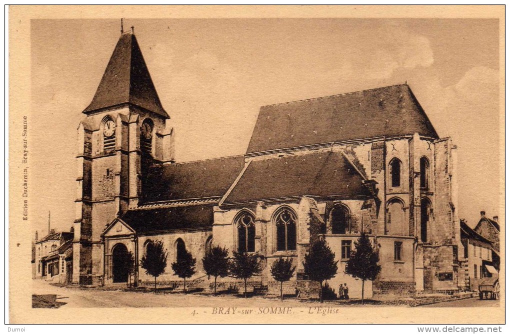 BRAY Sur SOMME   -  L' Eglise  N°4 - Bray Sur Somme