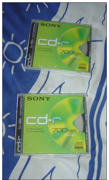 2  CDR  NEUF   SONY     700  MB - Autres & Non Classés