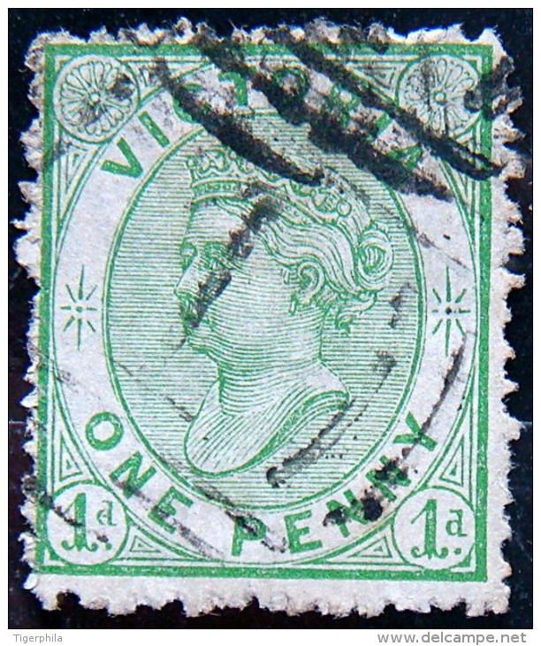 VICTORIA 1873 1d Queen Victoria USED Scott132 CV$3 - Gebruikt