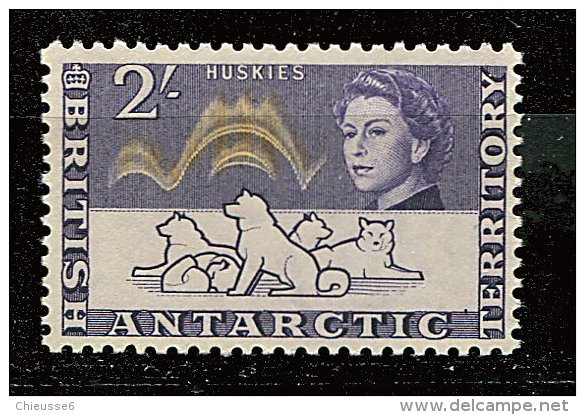 (cl 23 - P6) Antarctique Britannique ** N° 11 (ref. Michel Au Dos)- Chiens - Nuevos