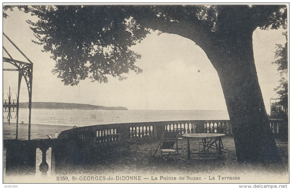 CPA 17 SAINT GEORGES DE DIDONNE La Pointe De Suzac - La Terrasse - Carte Rare - Saint-Georges-de-Didonne