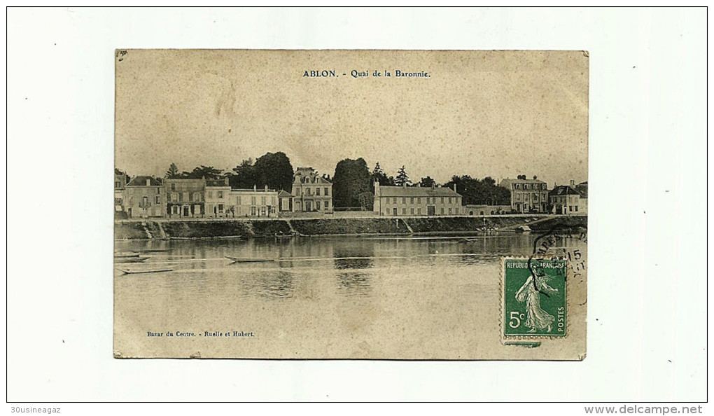 CPA  94 Ablon Quai De La Baronnie - Ablon Sur Seine