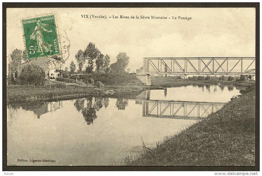 VIX Rare Les Rives De La Sèvre Niortaise Le Passage (Légeron Beneteau) Vendée (85) - Autres & Non Classés