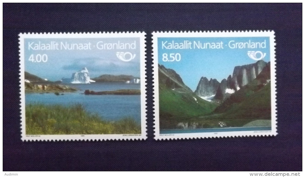 Grönland 260/1 Yt 248/9 **/mnh, NORDEN 1995, Tourismus - Unused Stamps