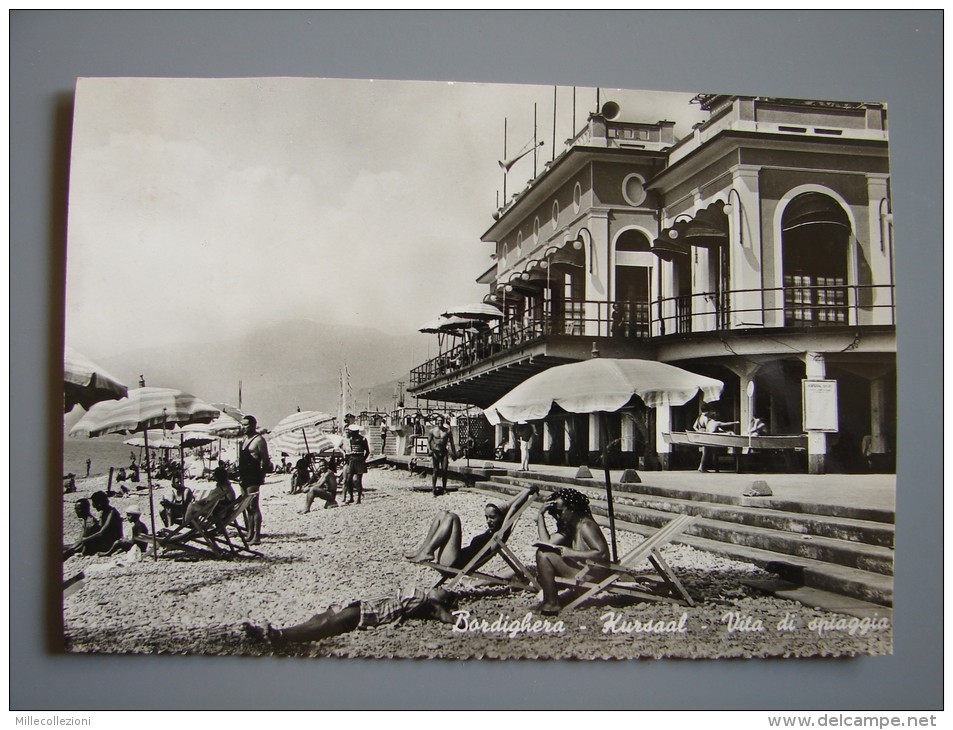 Im1248)  Bordighera - Kursaal - Viata Di Spiaggia - Imperia