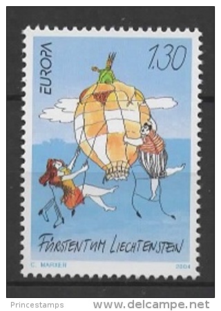 Liechtenstein (2004) Yv. 1281  /  Balloon - Travel - Voyage - Europa CEPT Europe - Andere (Lucht)