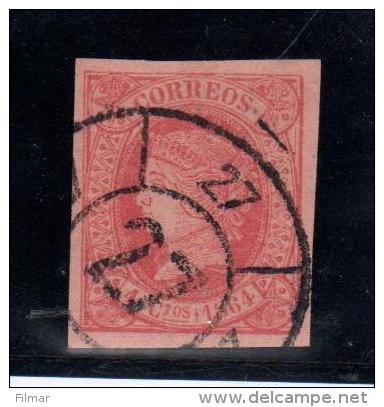 ESPAÑA Nº 64. RUEDA Nº 27. GUADALAJARA. - Used Stamps