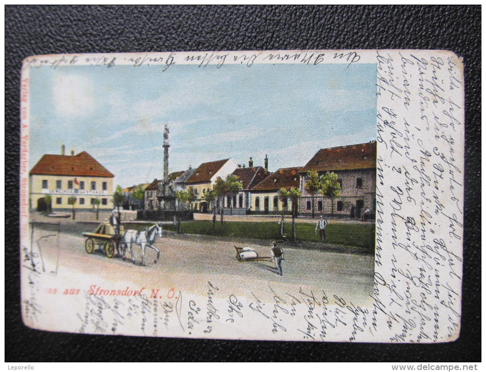 AK STRONSDORF B. MISTELBACH 1906  /// D*13983 - Mistelbach