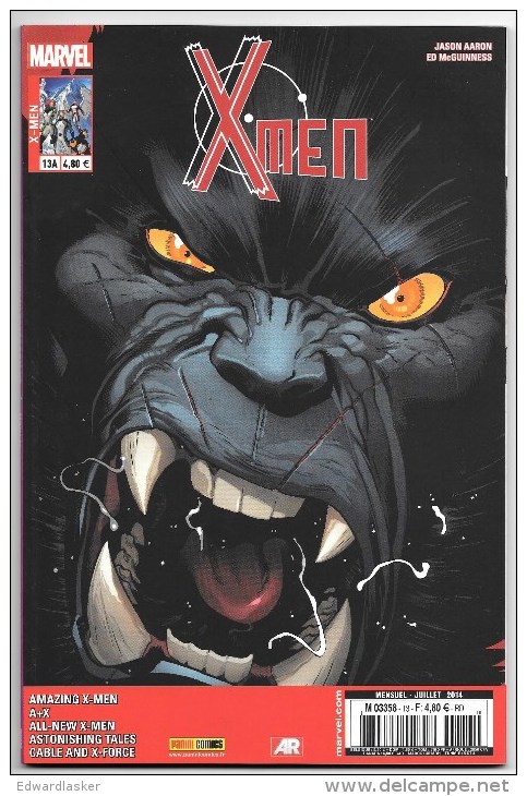 X-MEN N°13 [V4] - Juillet 2014 - Panini Comics - Excellent état - XMen