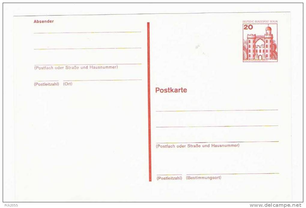 Berlin Ganzsache Michel P 103 Ungebraucht (  D1 ) - Cartes Postales - Neuves