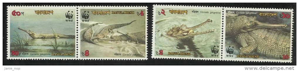 Bangladesh 1990 WWF Gavials MNH - Bangladesh