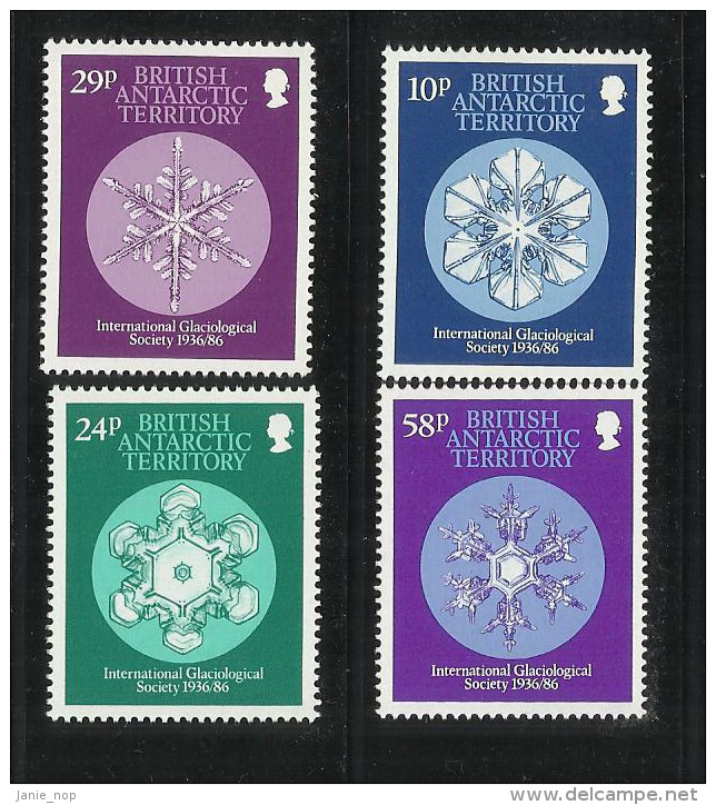 British Antarctic Territory 1986 International Glaciological Society MNH - Other & Unclassified