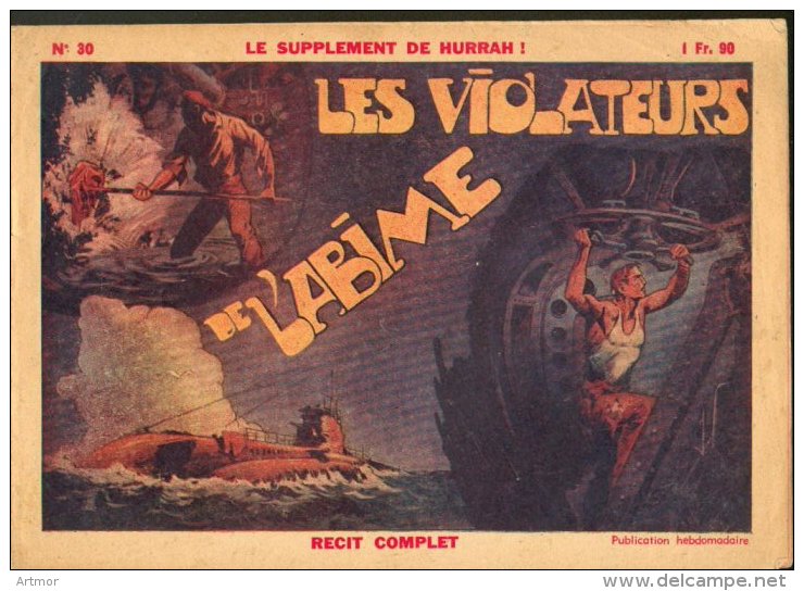 LE SUPPLEMENT DE HURRAH ! N°30 - LES VIOLATEURS DE L'ABIME - Hurrah