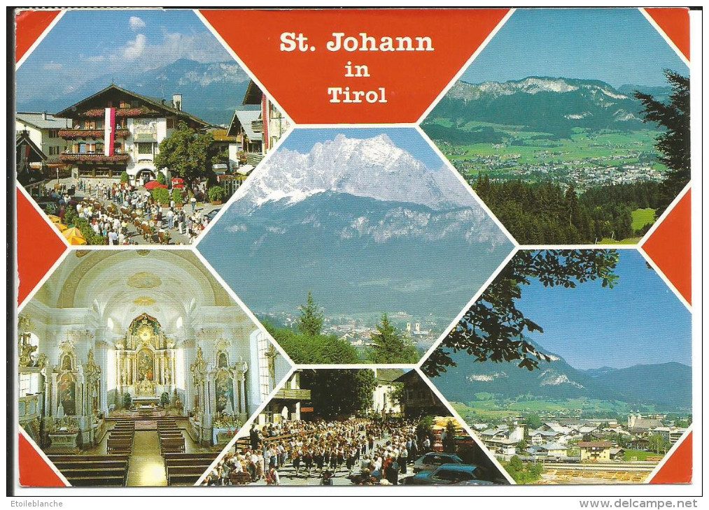 Austria - St Johann In Tirol (Tyrol Autriche) - Urlaubgrusse - 1990 - Fête, Vaches - St. Johann In Tirol