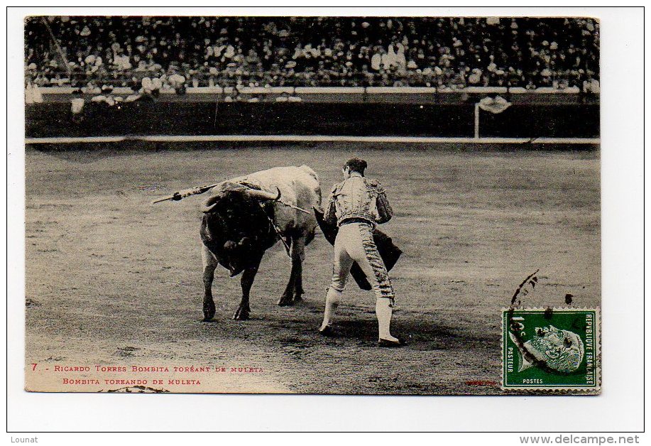 Corrida - Ricardo Torres Bombita Toréant De Muleta - Corridas