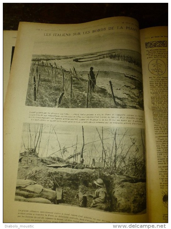 1918 LPDF:FETICHE du POILU et AMULETTE de l'ALLEMAND contre les balles;Aviation et materiel US;Hopital canadien bombardé