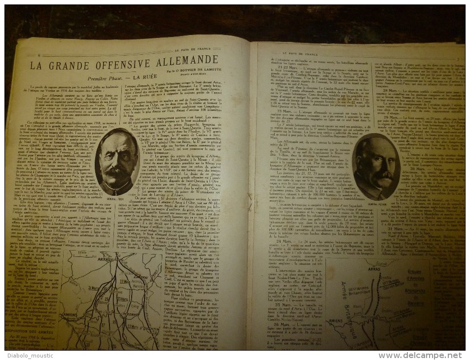 1918 LPDF:Les Malgaches;Précision Du Tir Longue Portée;Canon 155 Long;Mt-Renaud;Exécution Bolo;Crise Lunaire;Recul Vigne - Français