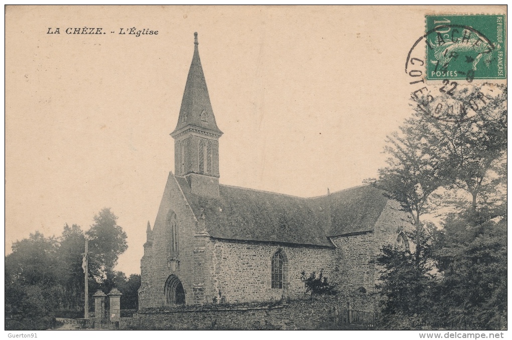 ( CPA 22 )  LA CHÈZE  /  L'Église  - - La Chèze