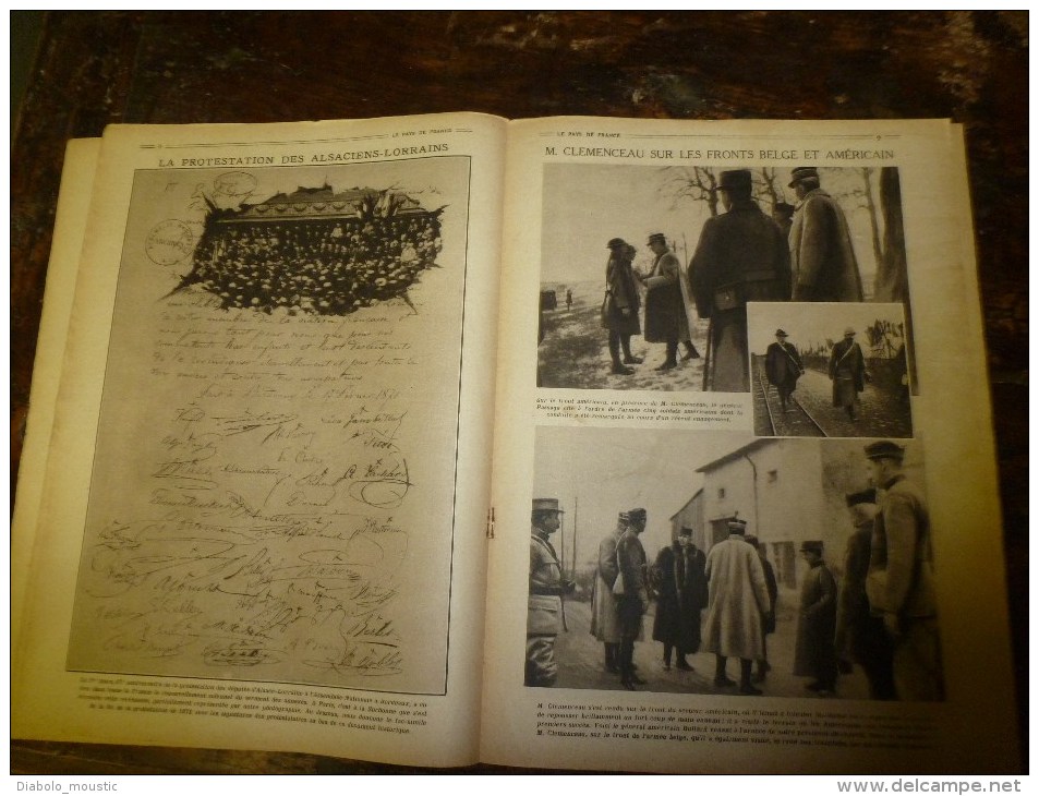 1918 LPDF:Effectif et organisation allemande; Villa Borghèse; Front belge et US;CASANOVA bombardé Recrutement des noirs