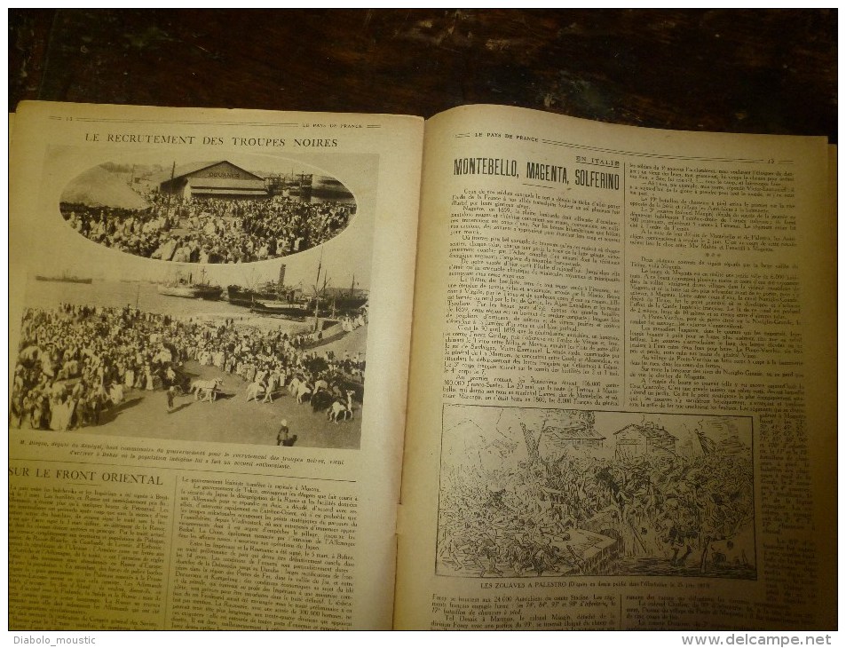 1918 LPDF:Effectif et organisation allemande; Villa Borghèse; Front belge et US;CASANOVA bombardé Recrutement des noirs