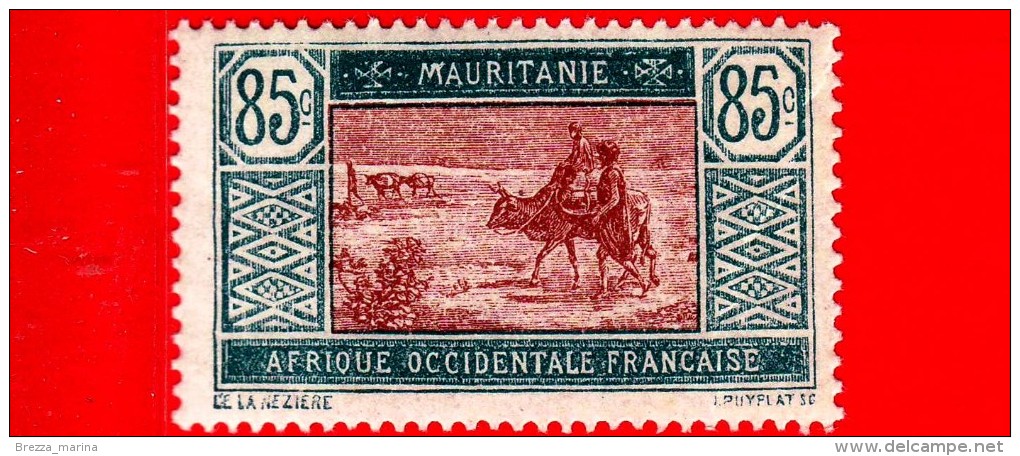 MAURITANIA - Africa Occidentale Francese - AOF - 1926 Cammello - Crossing Desert - 85 - Neufs